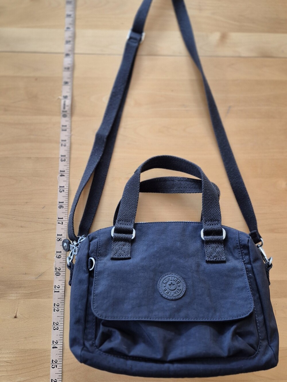 Navy Crossbody Kipling Mini Messenger Bag with Top Handles